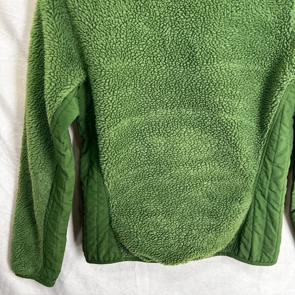 Patagonia Jacket Women S Forest Green Retro X Sherpa Deep Pile Fleece Full Zip